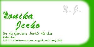 monika jerko business card