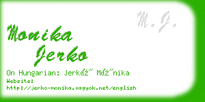 monika jerko business card